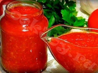 Рецепт томатного соуса на зиму